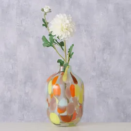 Möbel Kraft Vase mehrfarbig Glas ¦ Maße (cm): H: 26 Ø: 17.0