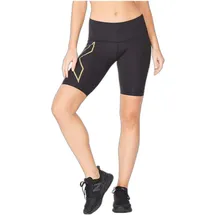 2XU Light Speed Mid-Rise Compression Shorts Damen schwarz L 2022 Laufhosen