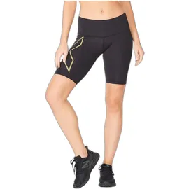 2XU Light Speed Mid-Rise Compression Shorts Damen schwarz L 2022 Laufhosen