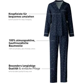 CALIDA Pyjama Sweet Dreams blau 40/42