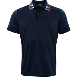 Cross Stripe Polo Navy S