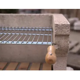 Sauvic Grillrost 50 x 40 cm verzinkter Stahl silber