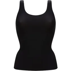 Chantelle Damen Top - Unterhemd, SoftStretch, nahtlos, Einheitsgröße 34-44 Schwarz One Size