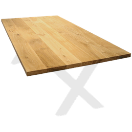 holz4home Tischplatte Eiche, 200 x 100 cm