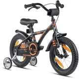 PROMETHEUS BICYCLES 14 Zoll RH 22 cm schwarz/orange