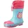 Playshoes Gummistiefel Eulen Türkis 21