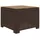 vidaXL 1-Sitzer Garten-Sofa mit Kissen Rattan-Look PP Braun