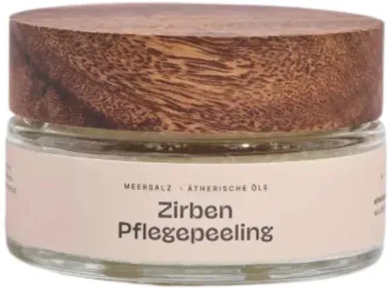 Zirben Meersalz Peeling - Ganzkörper/Gesichts Peeling (120 g) - Einklang
