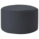 Lumaland Sitzsack Pouf (50 L) | Kompakter Sitzsack mit 3-in-1-Funktion: bequemer Hocker, praktisches Tischchen & stylischer Fußschemel für in- & Outdoor I Mit Flexibler EPS-Füllung | Ø 25 x 45 cm