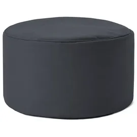 Lumaland Sitzsack Pouf (50 L) | Kompakter Sitzsack mit 3-in-1-Funktion: bequemer Hocker, praktisches Tischchen & stylischer Fußschemel für in- & Outdoor I Mit Flexibler EPS-Füllung | Ø 25 x 45 cm