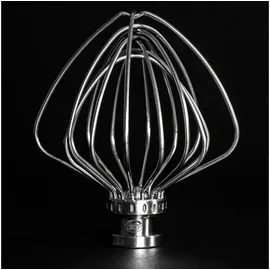 Kitty Professional Profi-Schneebesen "Schaumschläger" 2 Drähte mehr, kompatibel mit Kitchen Aid 4,3 & 4,7/4,8 Liter Küchenmaschine: spülmaschinenfest, max. Volumen das man hören kann, Gastro-Qualität