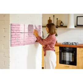 Tulup Magnettafel 120 x 60 cm Pink