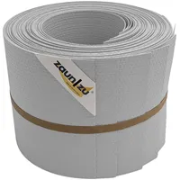 zaunzu® Sichtschutz Einzelstreifen 255 x 10 cm Lichtgrau Wabenstruktur