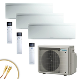 DAIKIN Emura3 Klima FTXJ50AW + 2xFTXJ25AW | 5/2x2,5 kW | 3x5m Quick Connect