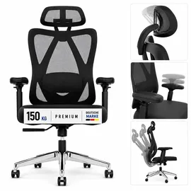 onbest Bürostuhl PREMIUM Kunststoff Schwarz