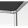 Kerkmann Prime Schreibtisch anthrazit rechteckig, 4-Fuß-Gestell silber 200,0 x 100,0 cm
