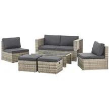 Juskys Salou Lounge-Set Grau