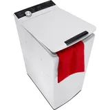 HANSEATIC Waschmaschine Toplader "HTWK712A", A (A-G), weiß, B:40cm H:88cm T:61cm, Waschmaschinen, Mengenautomatik, Topseller
