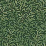 William Morris At Home Vliestapete Willow Bough 10 m x 52 cm Grün FSC®