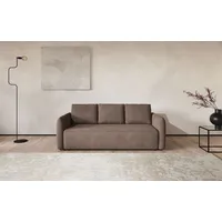 Cotta Big-Sofa "Megasofa, Flow, Breite 222 cm", taupe, B:222cm H:89cm T:102cm, 96% POLYESTER (PES) 4% POLYAMID(PA), Sofas, Big-Sofa, wahlweise mit Bettfunktion