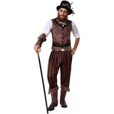 dressforfun 900491 - Herrenkostüm Steampunk Abenteuerer, Outfit in Einer recht abenteuerlichen Kombination (L | Nr. 302337)