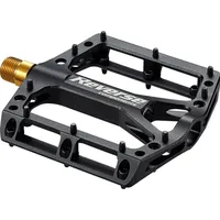 Reverse Components Reverse Black One Pedals Golden