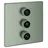 Grohe 3-fach Unterputzventil Grohtherm SmartControl 29127, Fertigmontageset für Rapido SmartBox, Wandrosette eckig