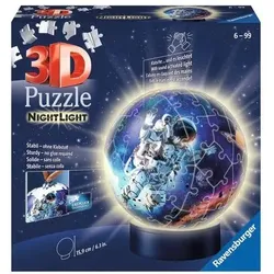 RAVENSBURGER 11264 3D Puzzle Nachtlicht Astronauten im Weltall 72 Teile