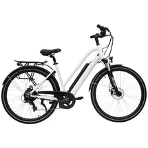AsVIVA E-Bike CityBike 28 Zoll B15_FBA AsVIVA 36V Trekkingrad Elektrofahrrad Pedelec weiß