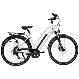 AsVIVA E-Bike CityBike 28 Zoll B15_FBA AsVIVA 36V Trekkingrad Elektrofahrrad Pedelec weiß