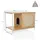 hjh living Katzentoilette Kittyhome 1 80x48x55 Cm Beige