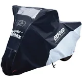 Oxford Rainex Motorrad Abdeckplane Schwarz Grau Größe S