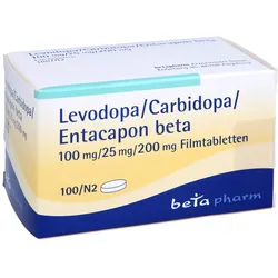 LEVODOPA/Carbidopa/Entacapon beta 100/25/200 100 St