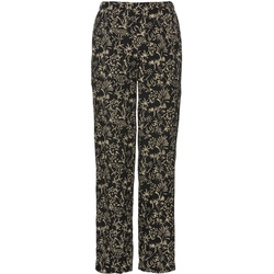 Viskose-Hose, Muster schwarz, 40