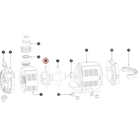 Wiltec SunSun Ersatzteil CET-8000 SuperEco Teichpumpe Rotor Set – für Teich, Gartenpumpe, Zubehör