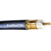 SSB Electronic 6085 Koaxialkabel Außen-Durchmesser: 10.20mm Ecoflex 10 50Ω 90 dB Schwarz Meterware