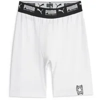 Puma Hoops Team Basketballshorts Herren PUMA White WEISS|WEISS|WEISS XS