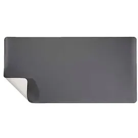 Deflecto Schreibtischunterlage doppelseitig weiß/grau Kunstleder 80,0 x 40,0 cm, 1 St.