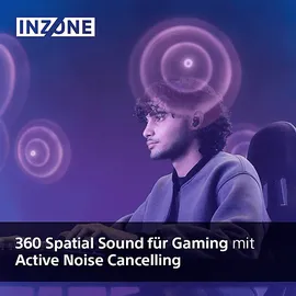 Sony INZONE Buds - True Wireless Noise Cancelling Gaming, In-ear Kopfhörer Schwarz