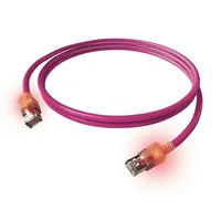 EasyLan CS1OVADAD0005 RJ45 Netzwerkkabel, Patchkabel CAT 6a S/FTP violett,