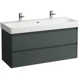 Laufen BASE 2.0 Waschtischunterbau, 2 Schubladen, SoftClose, inklusive Ordnungssystem, zu H814965 1168x446x515mm, H4113221082661, Farbe: verkehrsgrau