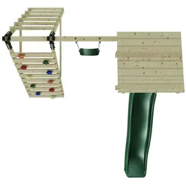 Rebo Spielturm Sevilla 306,2 x 284,4 x 228,8 cm Natur