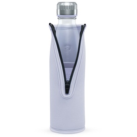 boddels Trinkflasche DREE 650ml in Lavendelblau mit Neoprentasche