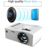 HD 1080P TFT LCD Heim Mini Projektor UK Stecker