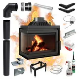 Linker Kamin-Einsatz SIMPLE 8kW Schließset