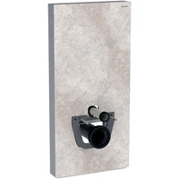 Geberit Monolith Sanitärmodul für Wand-WC, 101cm, Steinzeug Betonoptik Aluminium
