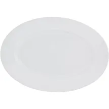 Kahla Aronda Platte oval 23 cm | weißer Servierteller aus Porzellan