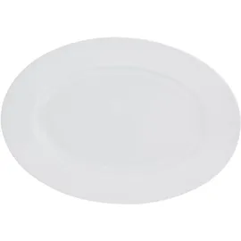 Kahla Aronda Platte oval 23 cm | weißer Servierteller aus Porzellan