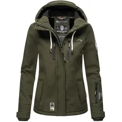 Softshelljacke MARIKOO "Kleine Zicke", Damen, Gr. S, grün, Obermaterial: 98% Polyester, 2% Elasthan, Innenmaterial: 100% Polyester, Jacken, sportliche Funktionsjacke