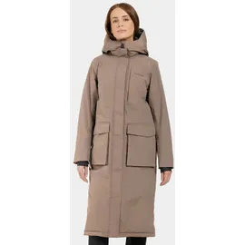 Didriksons Damen Wintermantel Leya Parka Long 3 mocha brown braun - 42 - XL